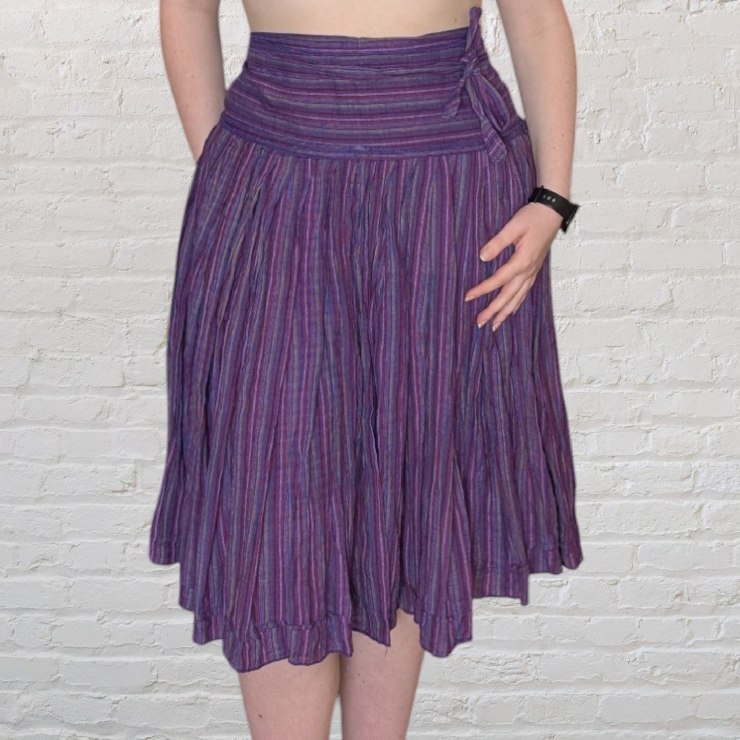 90's Purple Skirt