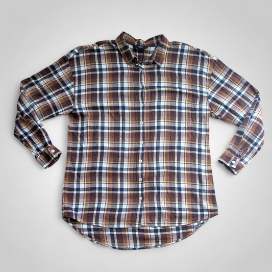 Next Brown Check Shirt