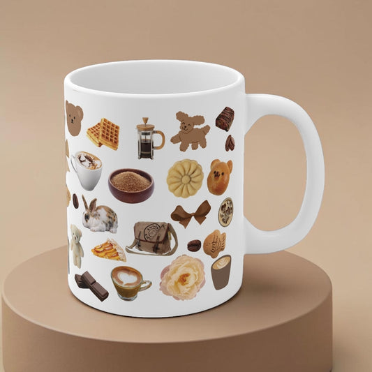 Mocha Babies Scrapbook Ceramic Mug