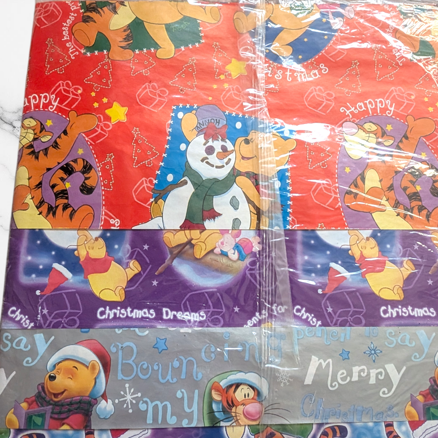 Vintage 90s Winnie the Pooh Wrapping Paper