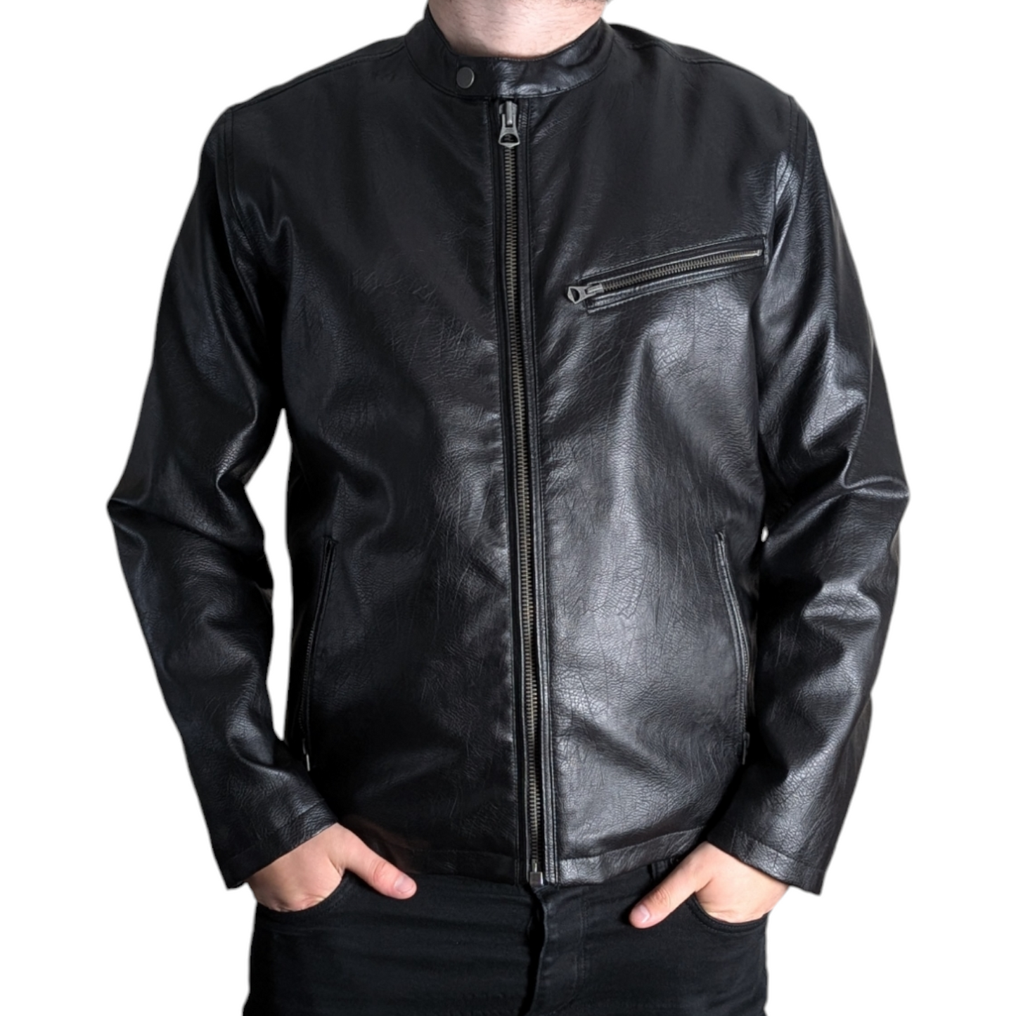 Pepe Jeans Faux Leather Biker Jacket