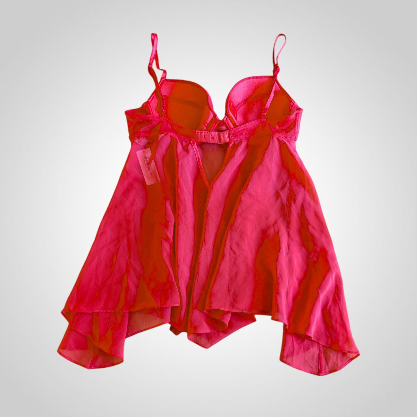 00s La Senza Red Lingerie Top
