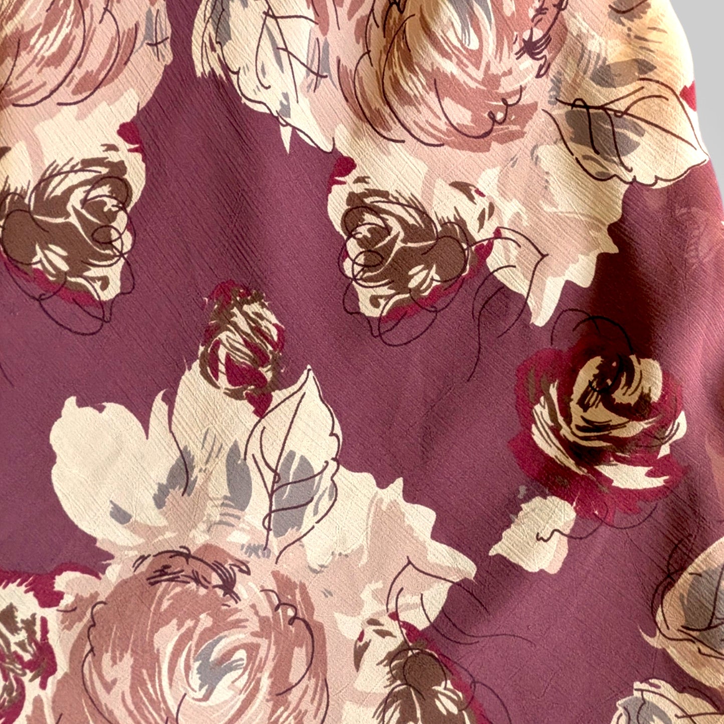 90s Floral Tea Dress