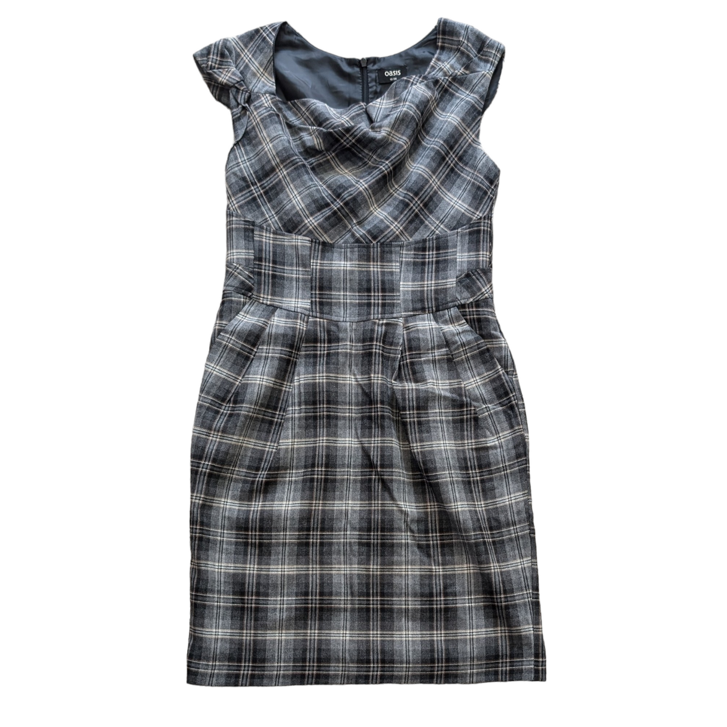 00's Checked Dress