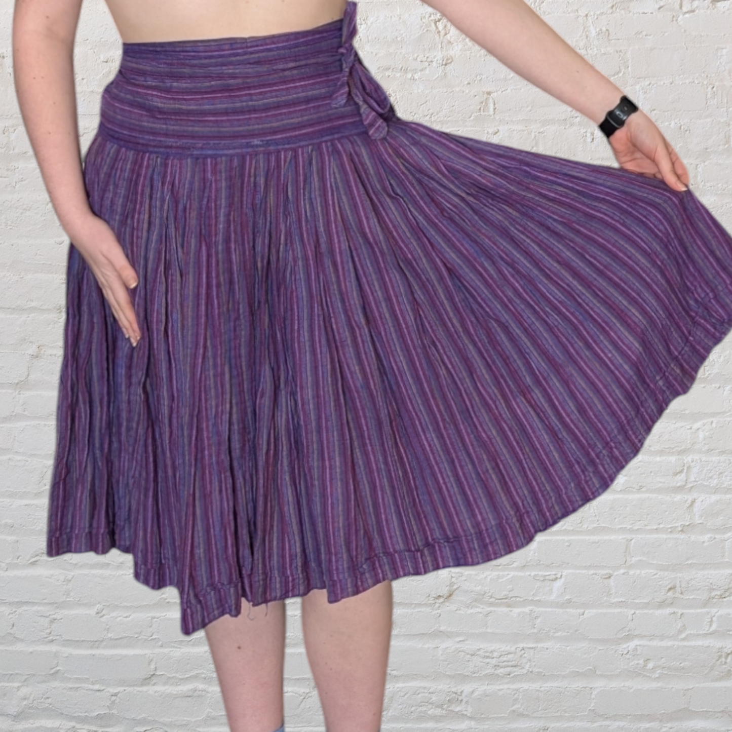 90's Purple Skirt