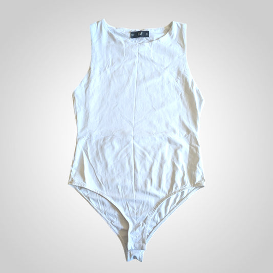 White High Neck Tank Bodysuit
