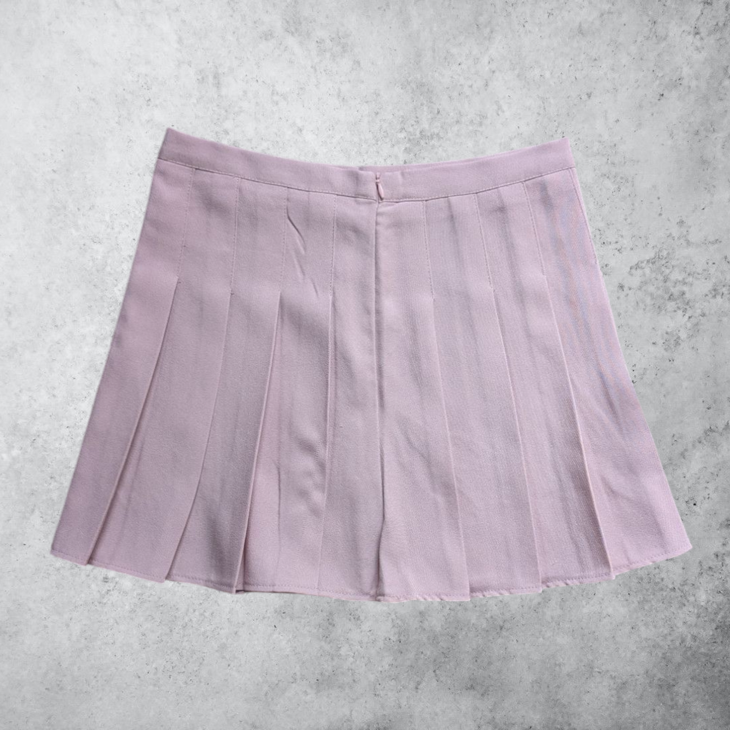 00's Pink Pleated Mini Skirt