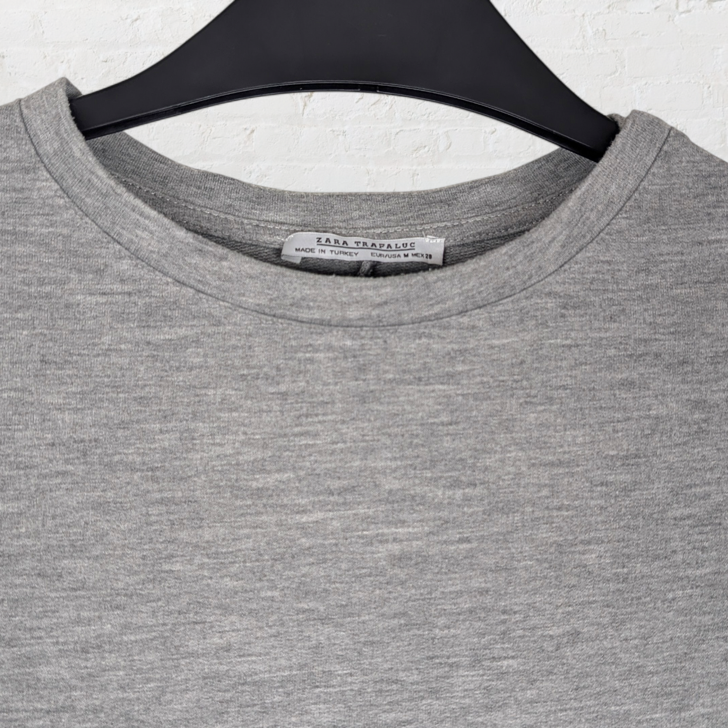 Marl Grey Longline Long Sleeve Tunic