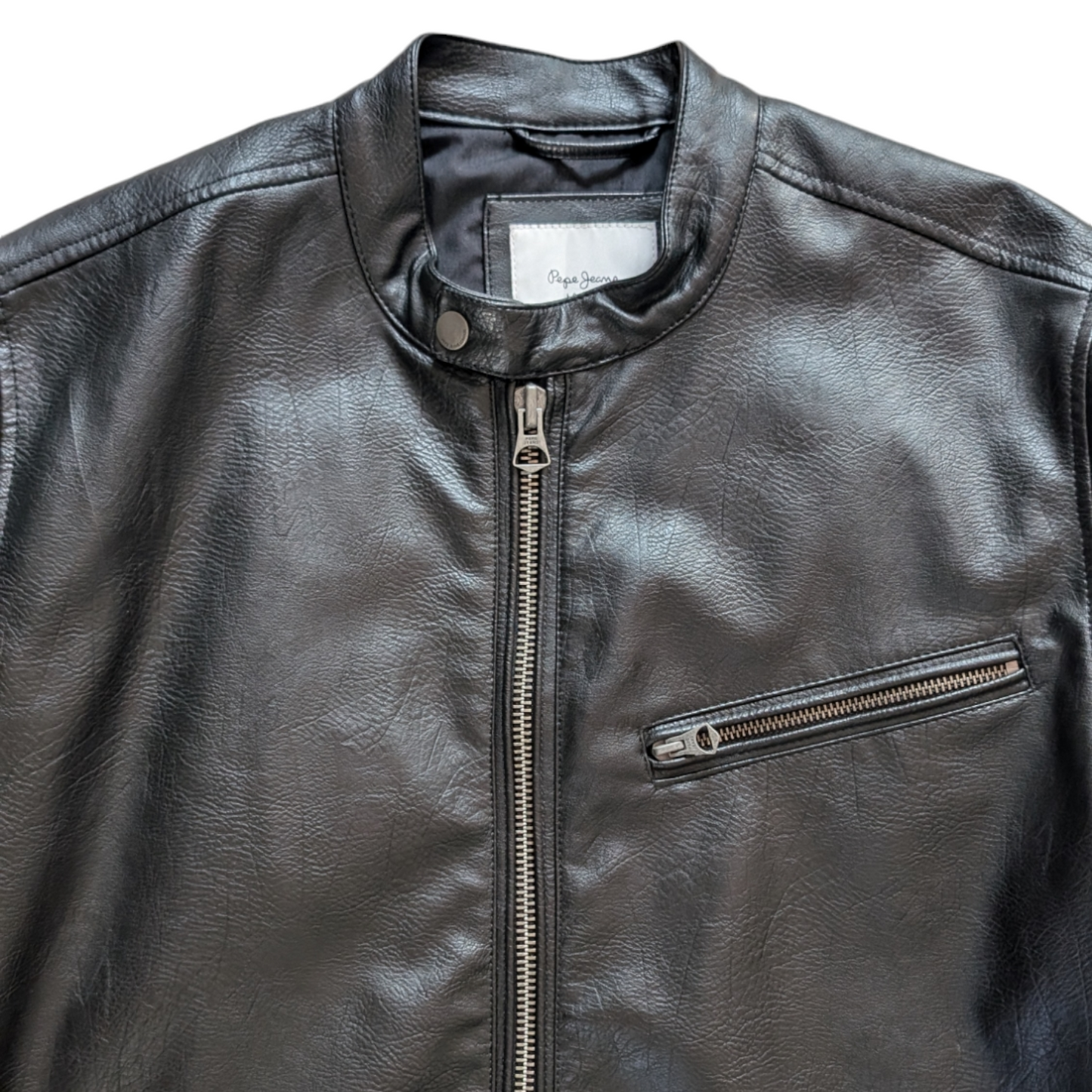 Pepe Jeans Faux Leather Biker Jacket