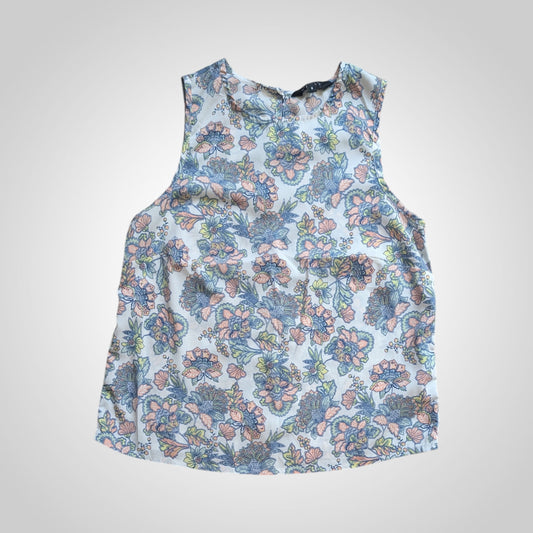 New Look Sleeveless Floral Blouse