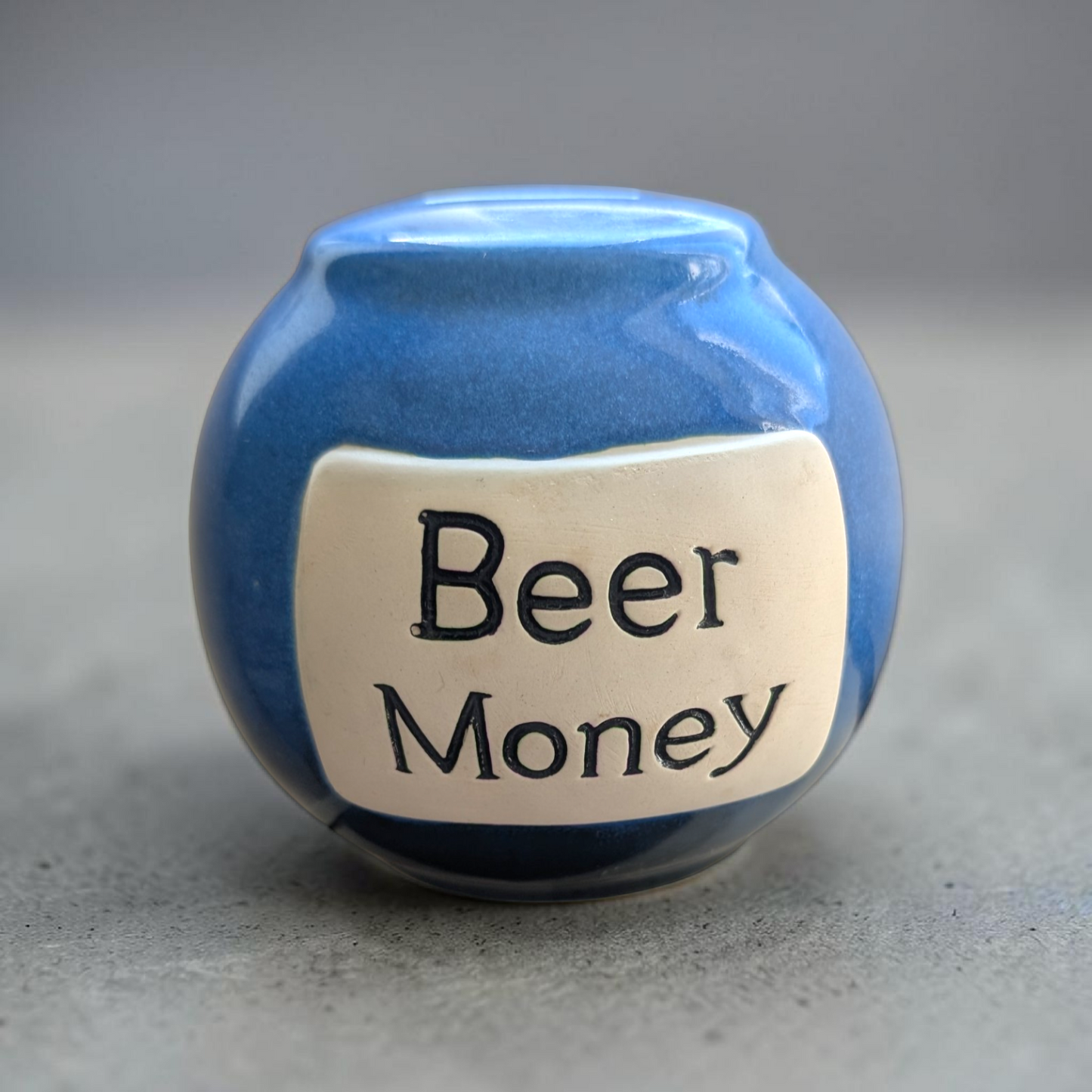 "Beer Money" Ceramic Piggy Bank