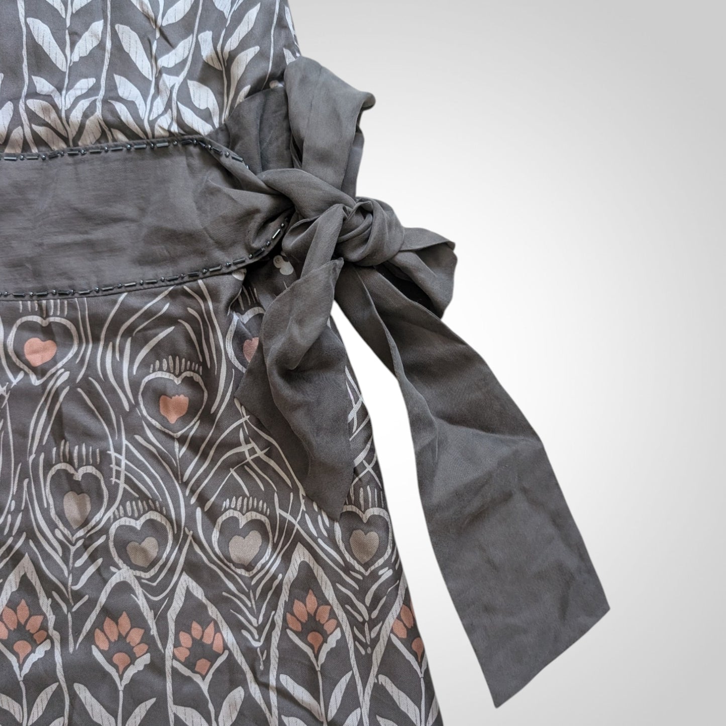 00s Ted Baker Silk Bandeau Dress