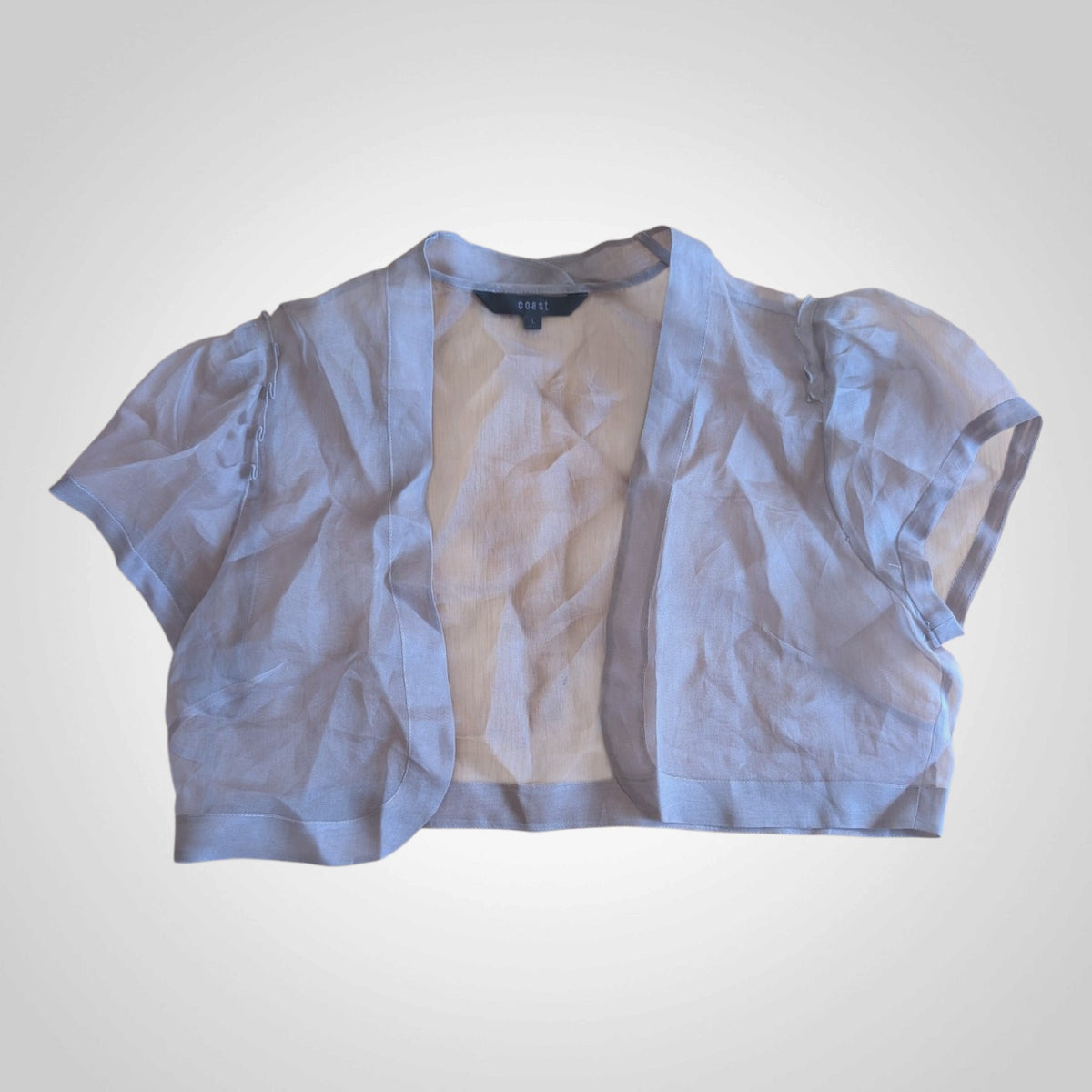 00s Sheer Chiffon Bolero Shrug