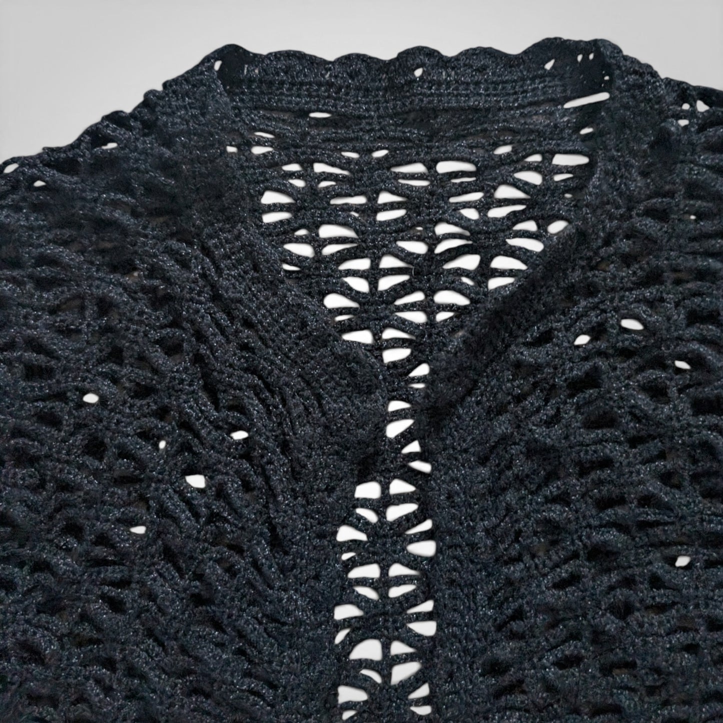 00's Crochet Cardigan