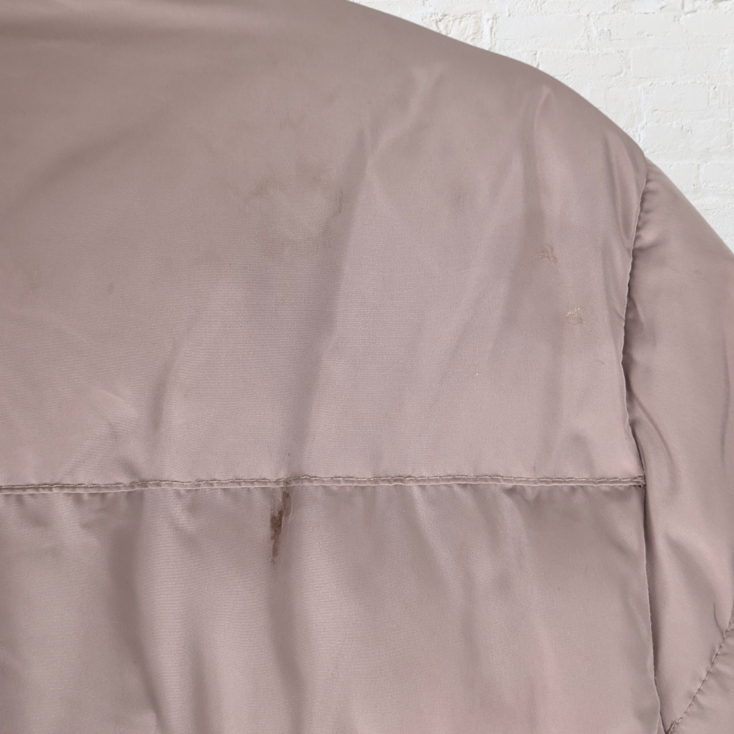 Dusty Pink Quilted Puffer Jacket
