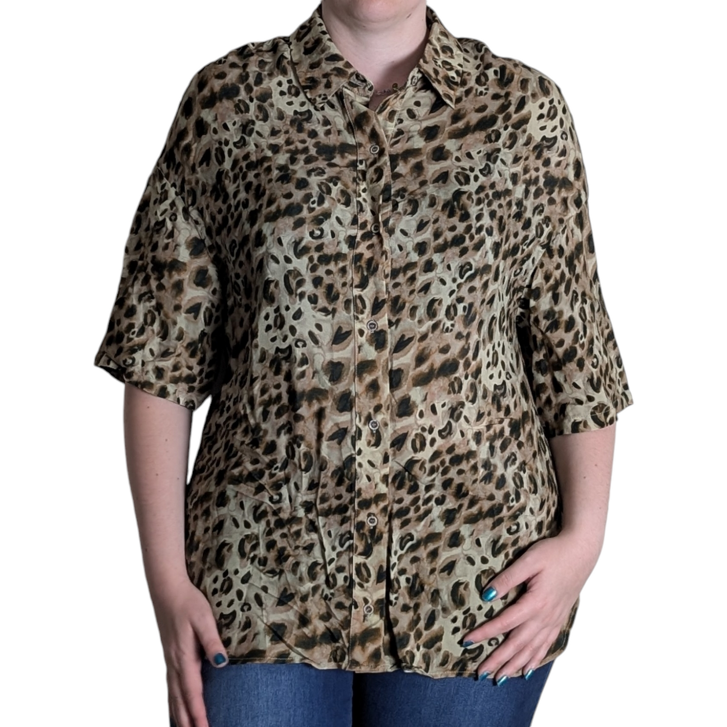 Leopard Oversized Shirt