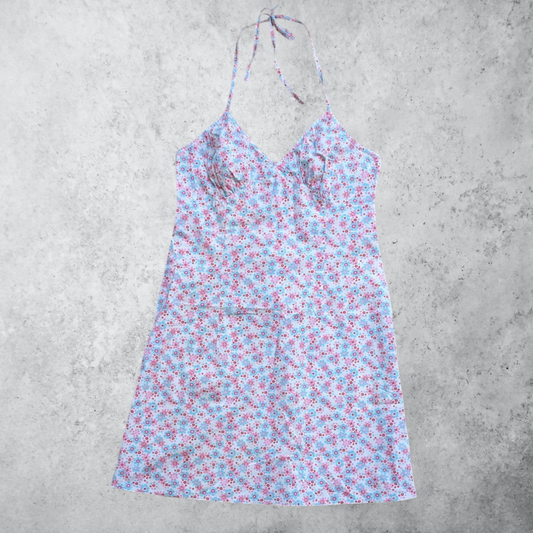 00's Floral Midi Dress