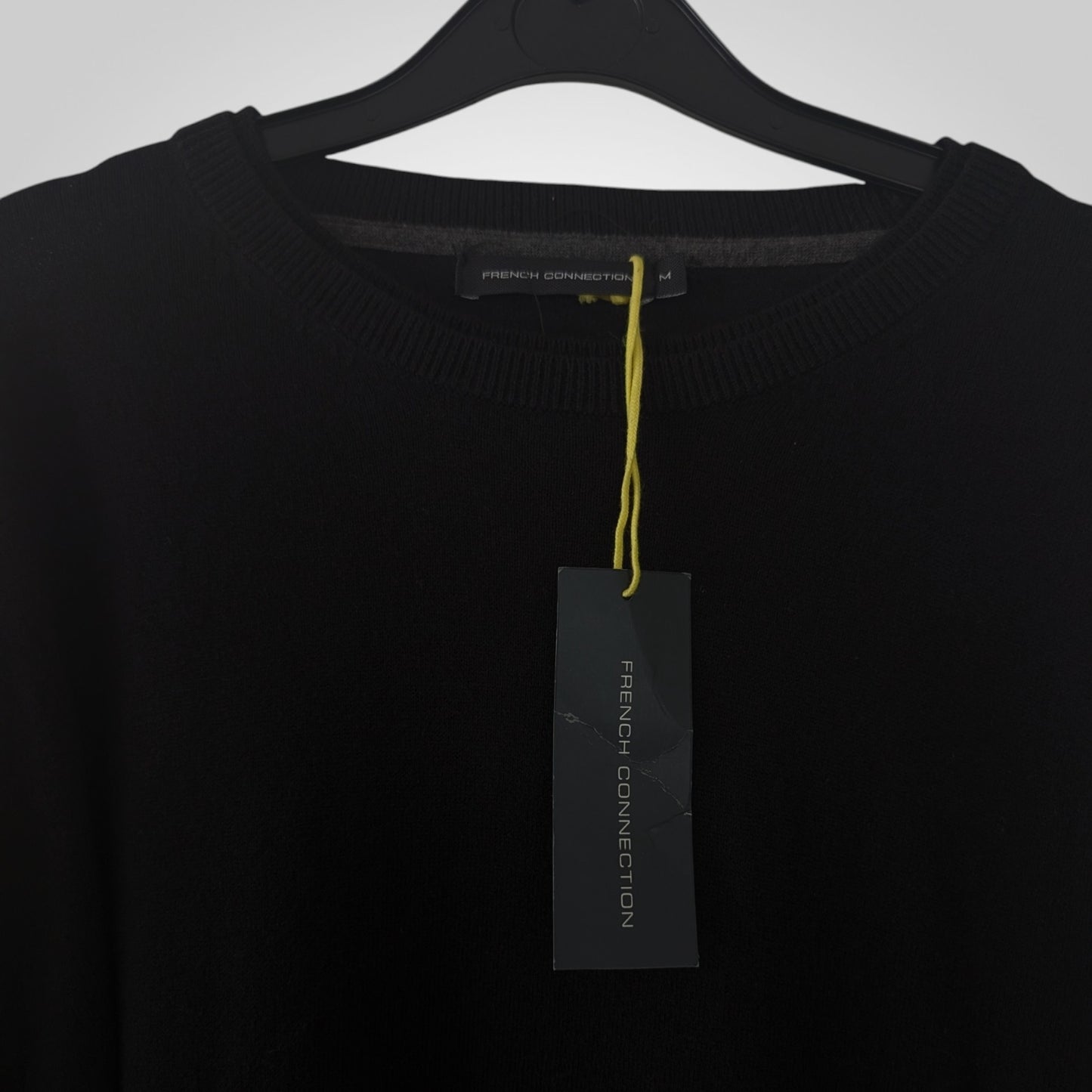 French Connection Black Wool Blend Jumper