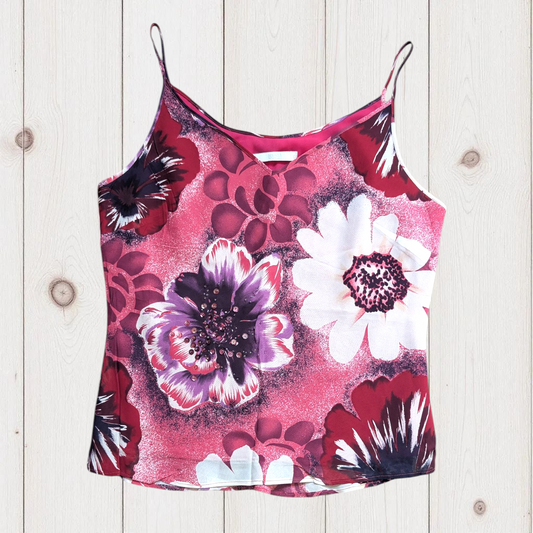 00's Fairy Sequin Floral Cami