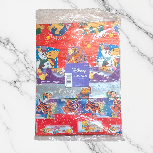 Vintage 90s Winnie the Pooh Wrapping Paper