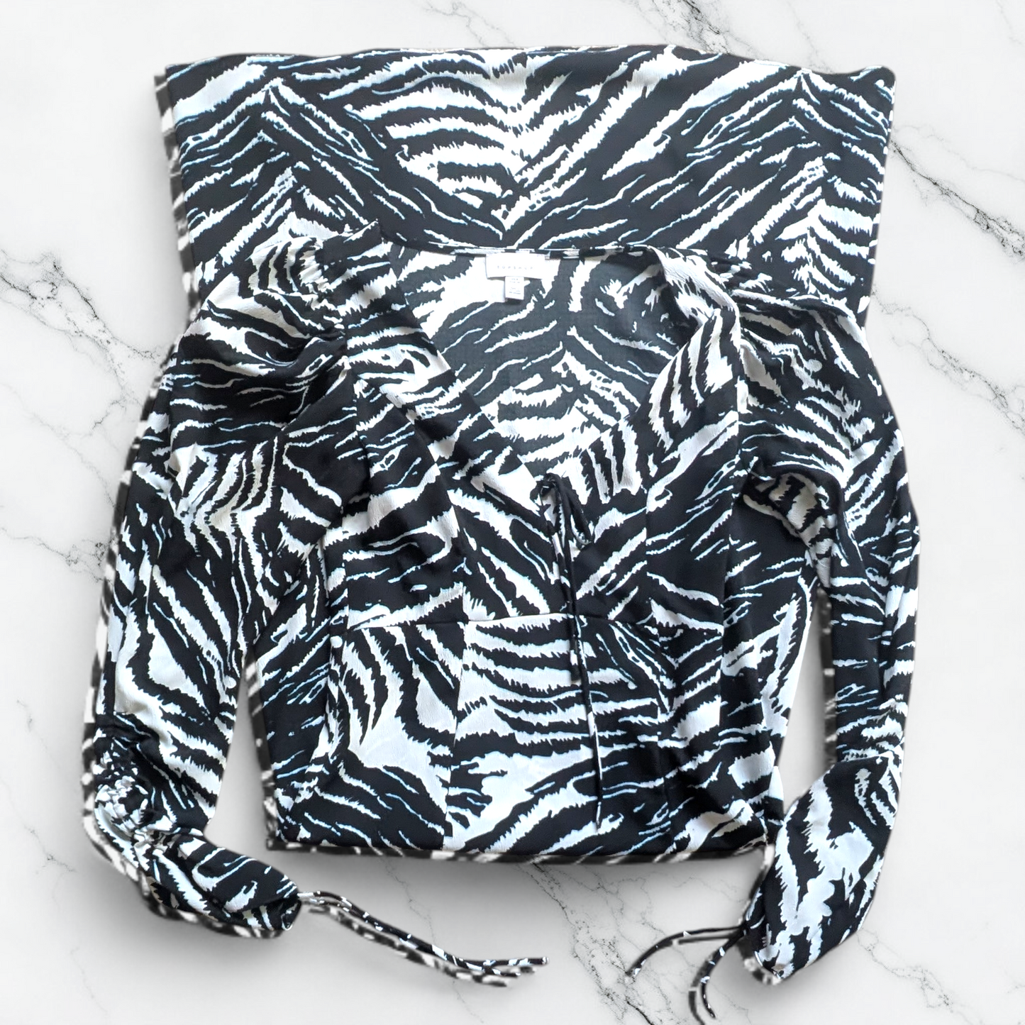 Topshop Zebra print dress