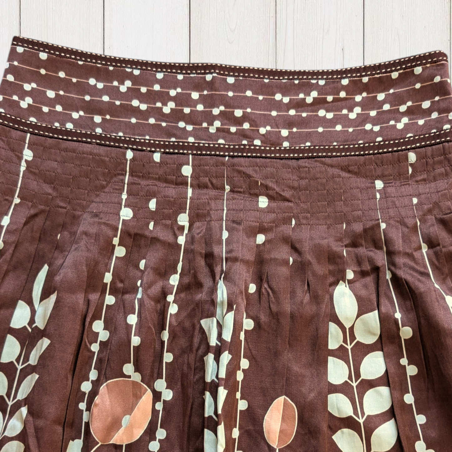 Ted Baker A-Line Silk Skirt