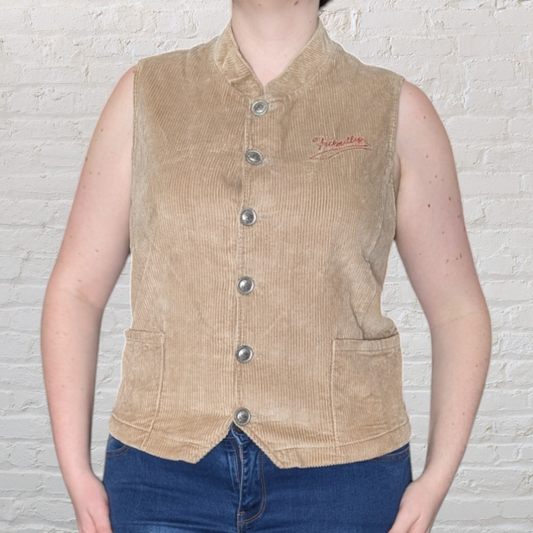 00's Cord Gilet