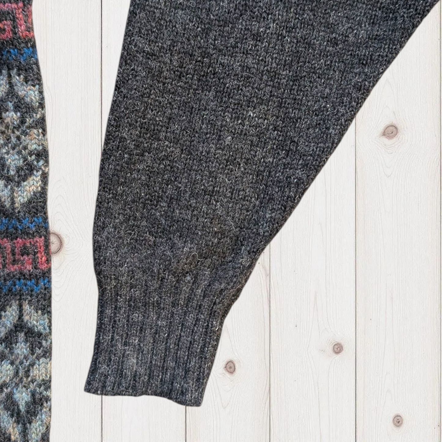 90s Vintage Patterned Jumper