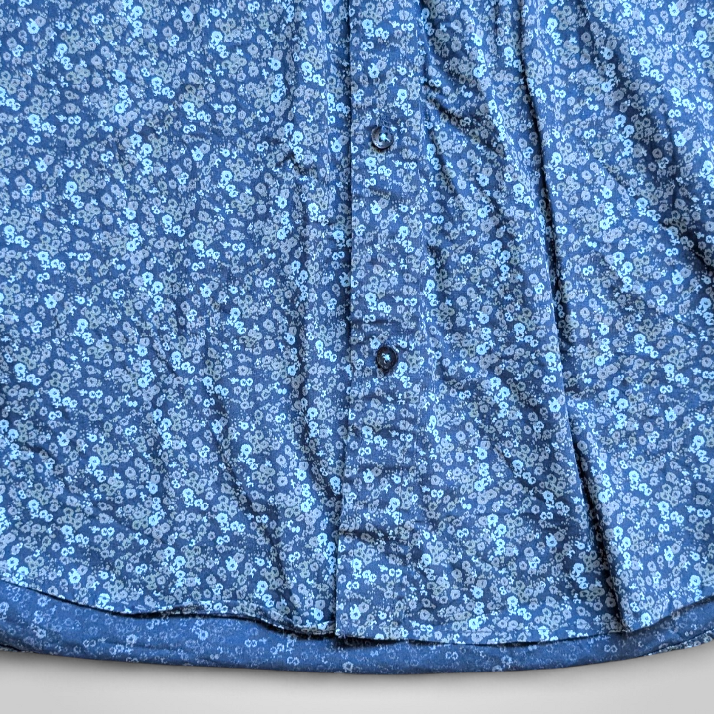 00's Jeff Banks Blue Shirt