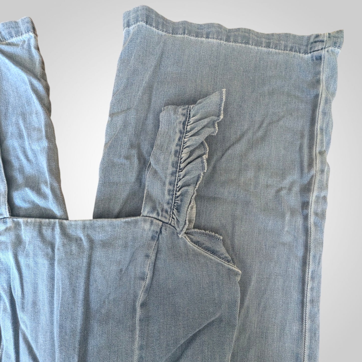 Light Wash Denim Jumpsuit