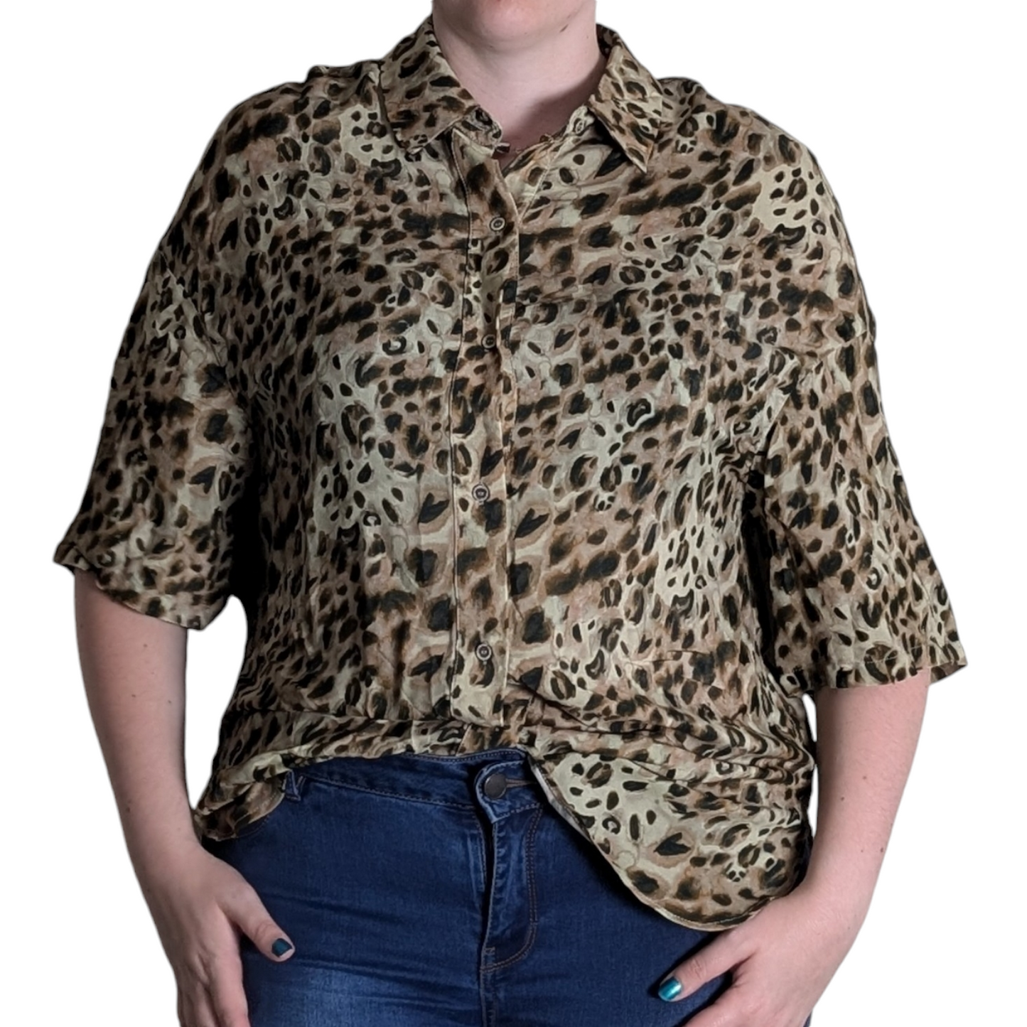 Leopard Oversized Shirt