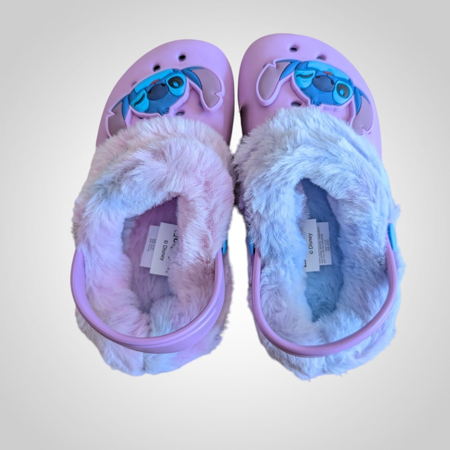Disney Stitch Fur Lined Clogs - Size UK 10 Kids