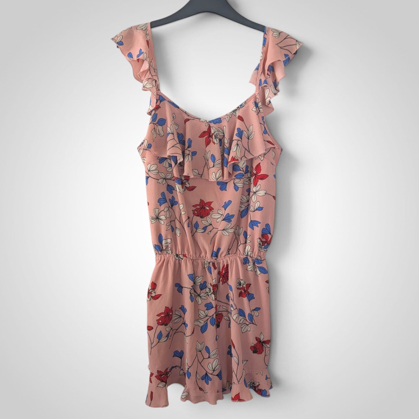 Dusty Rose Floral Playsuit