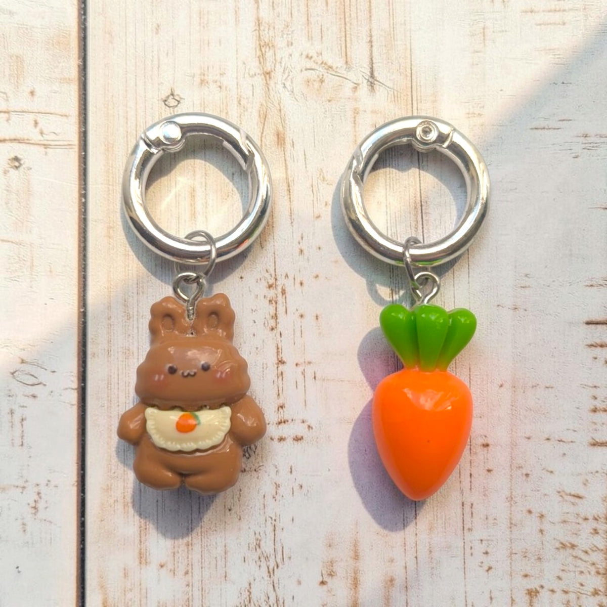 Bunny & Carrot Boot Charms