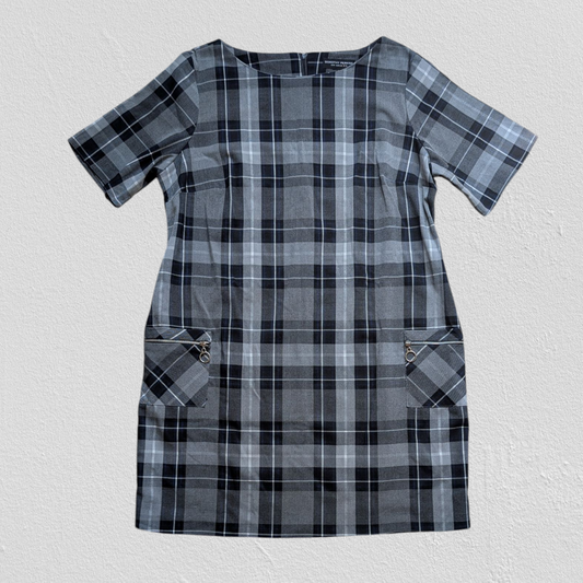 Checked Shift Dress