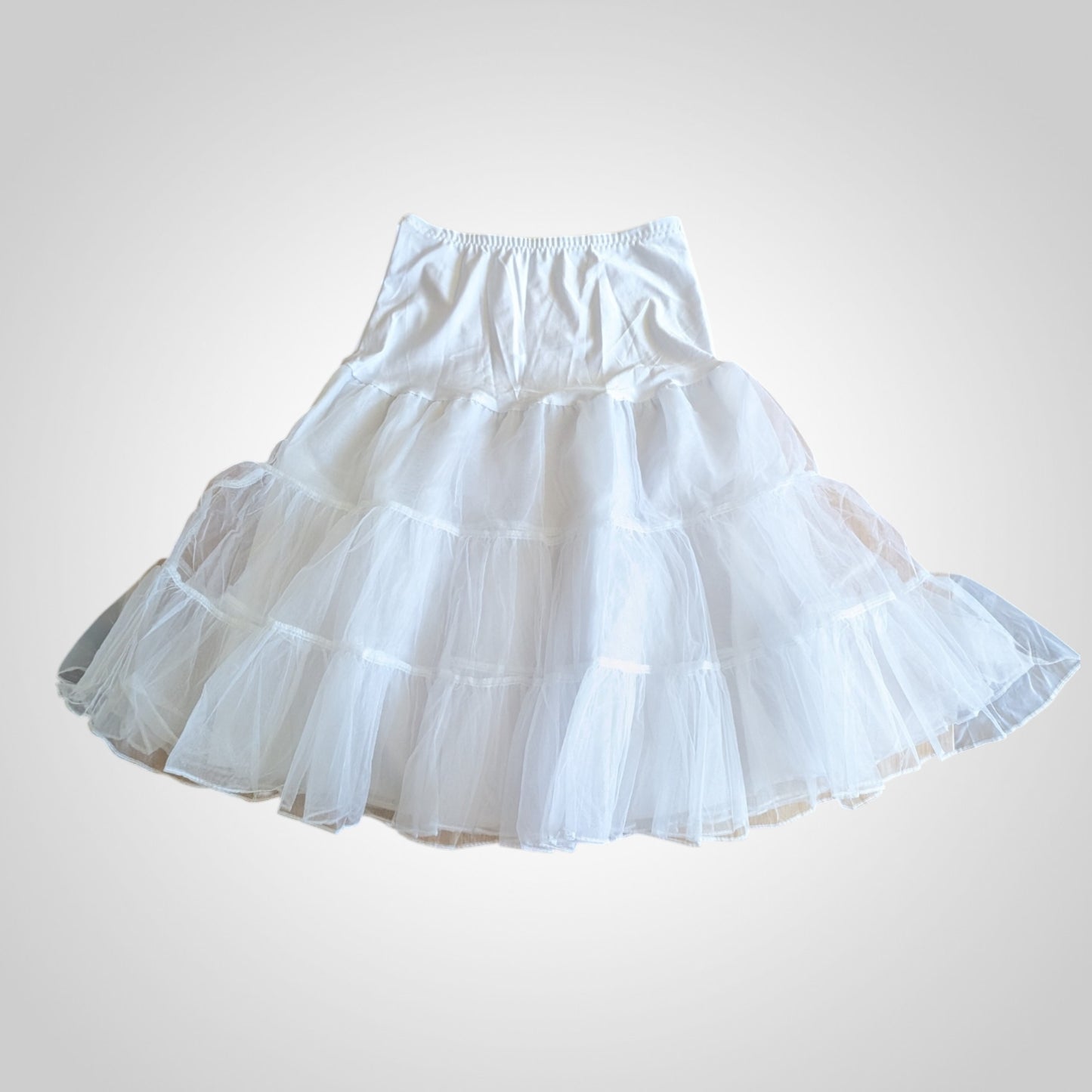 White Tulle Petticoat Underskirt