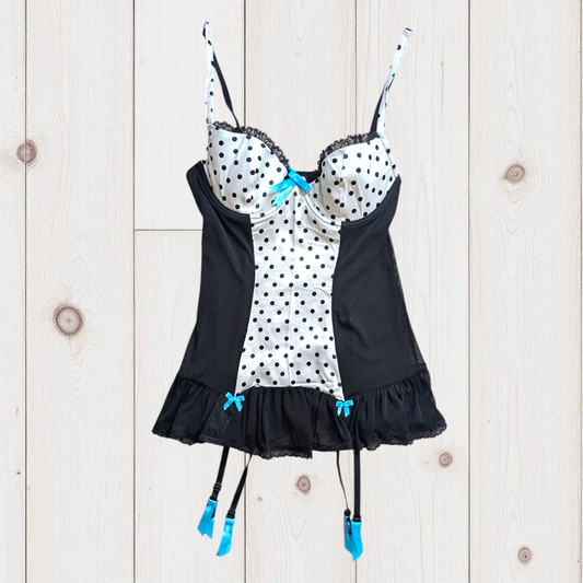 00's La Senza Polka Dot Bustier