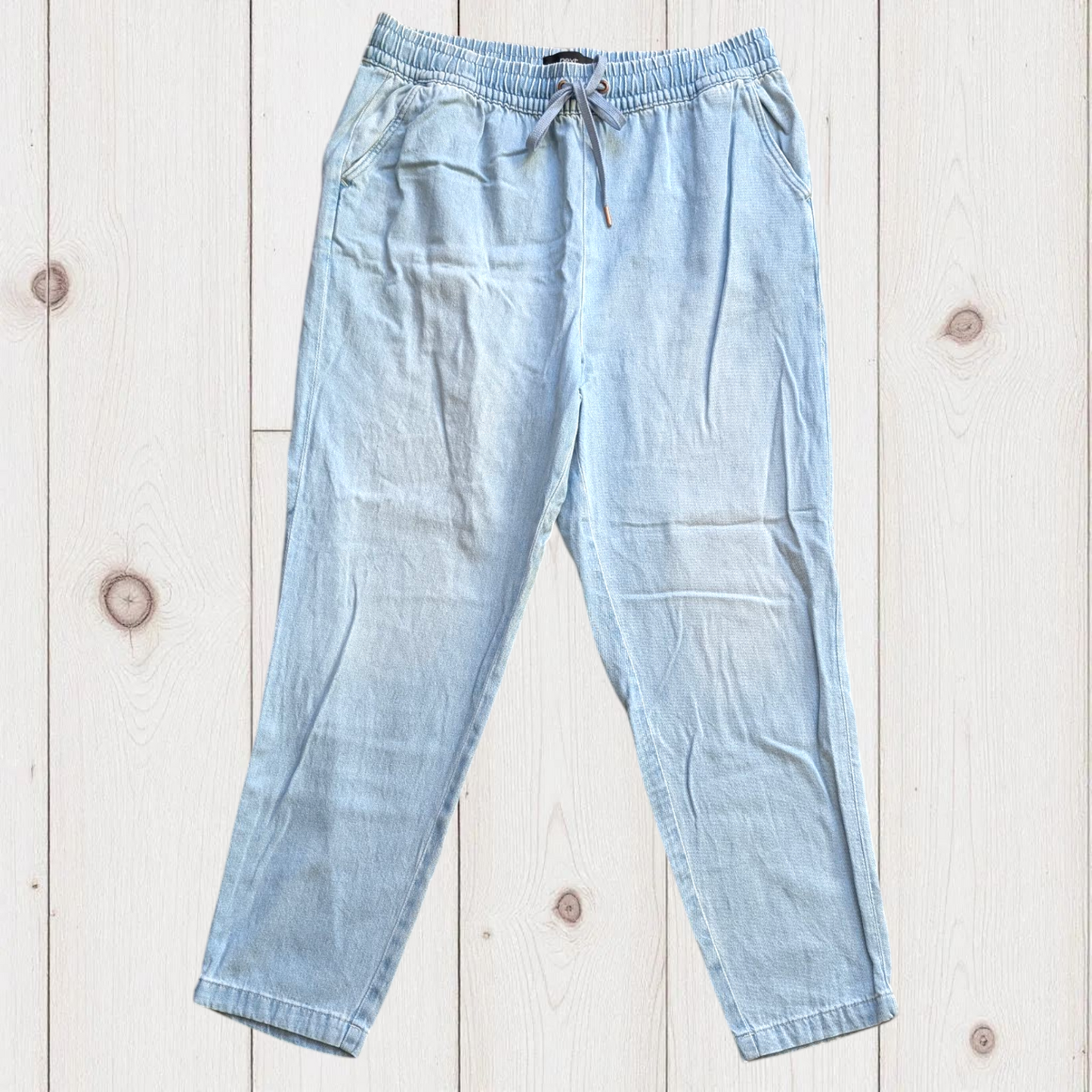 Next Light Blue Drawstring Trousers