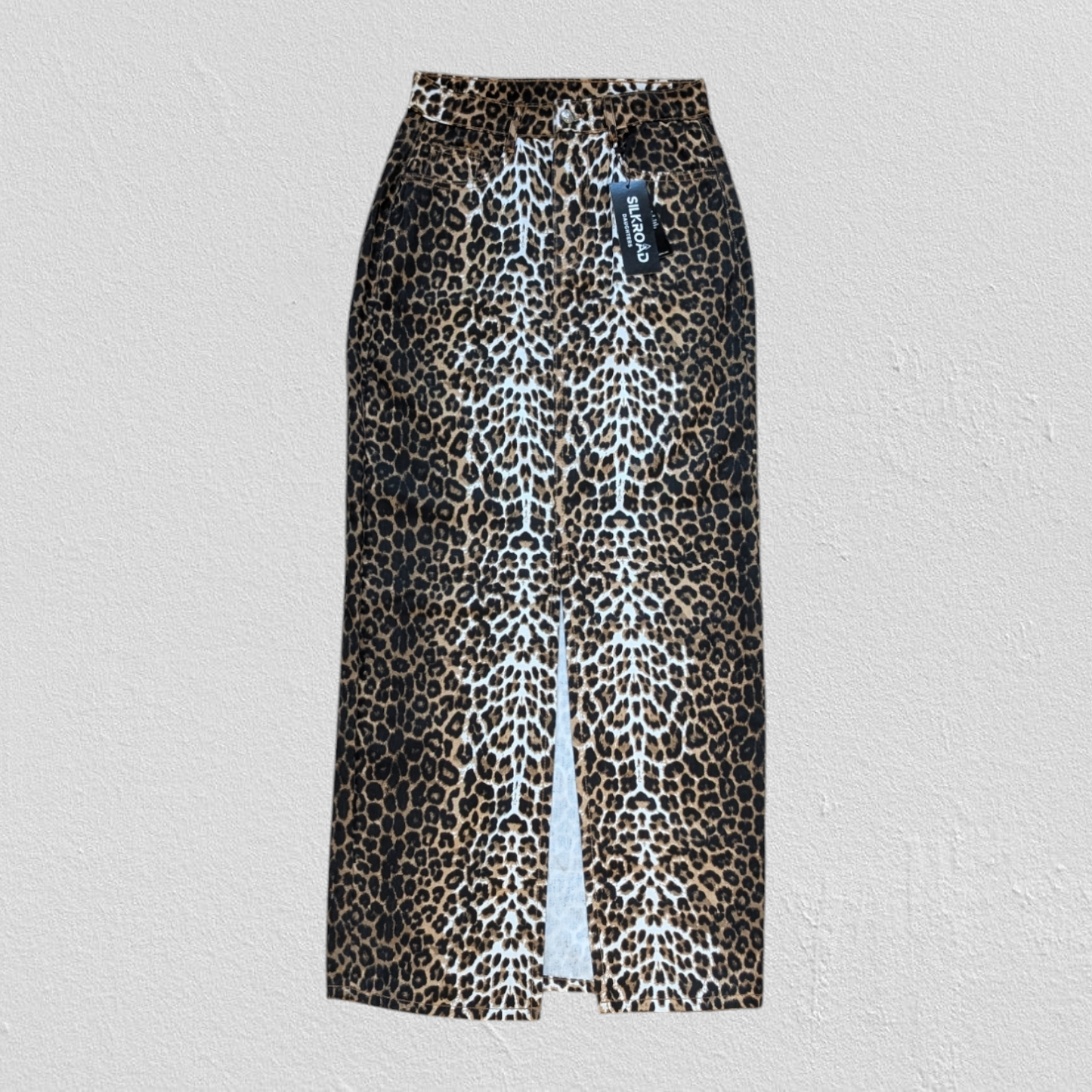 Leopard Print Maxi Skirt