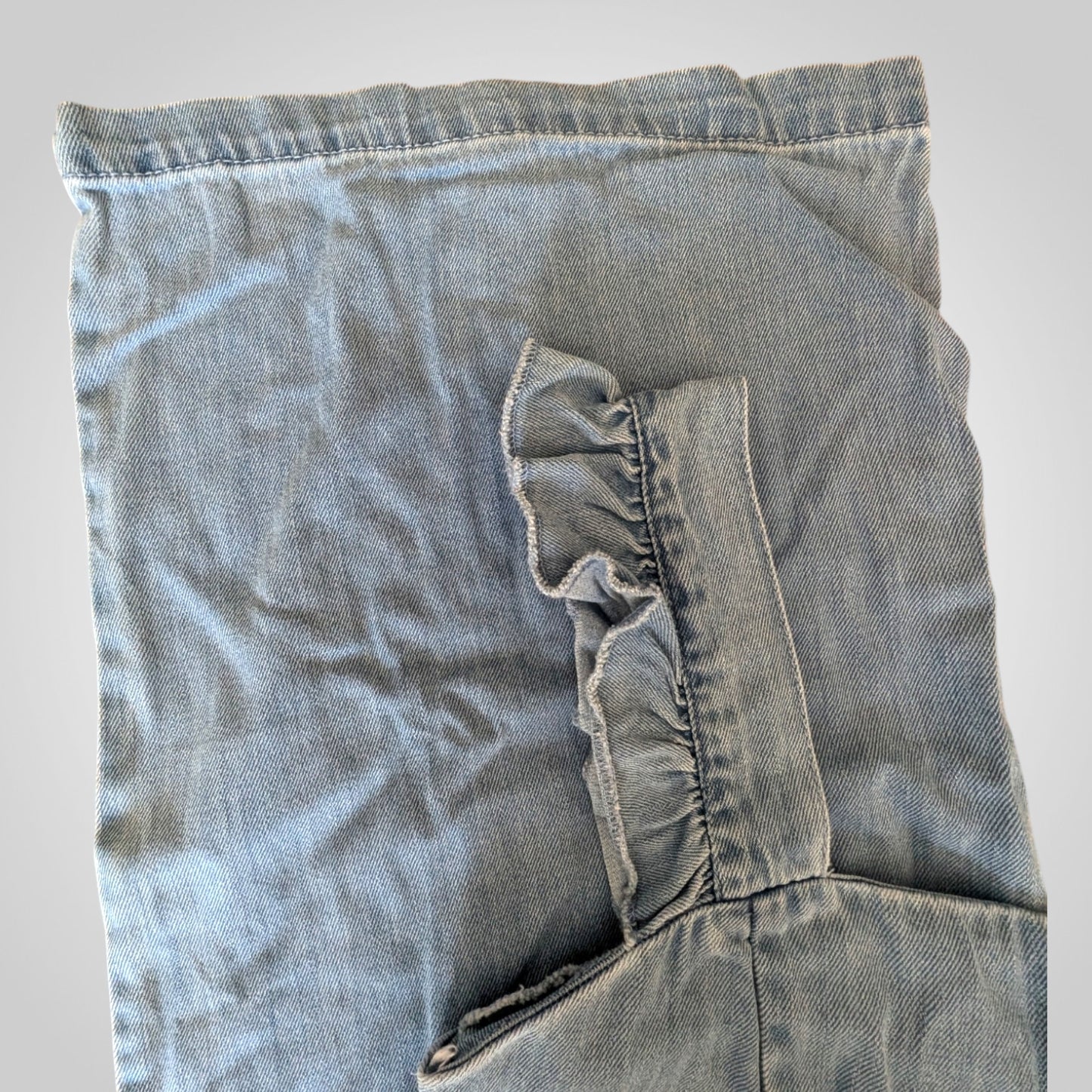 Light Wash Denim Jumpsuit
