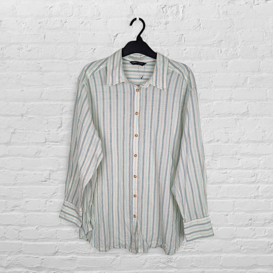 M&S Coastal Cotton Button Down Shirt