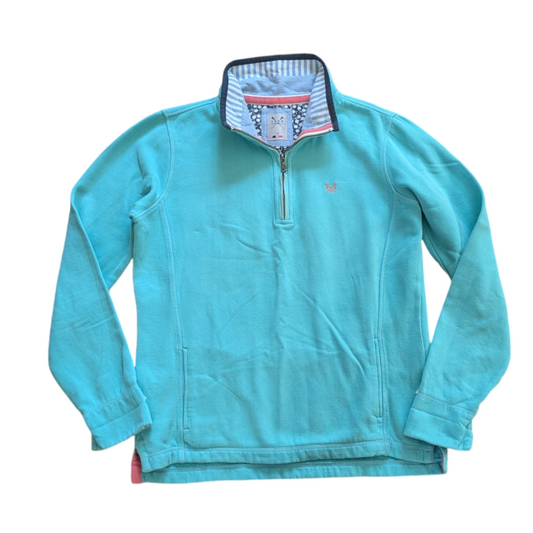 Teal Crew Clothing Quarter Zip