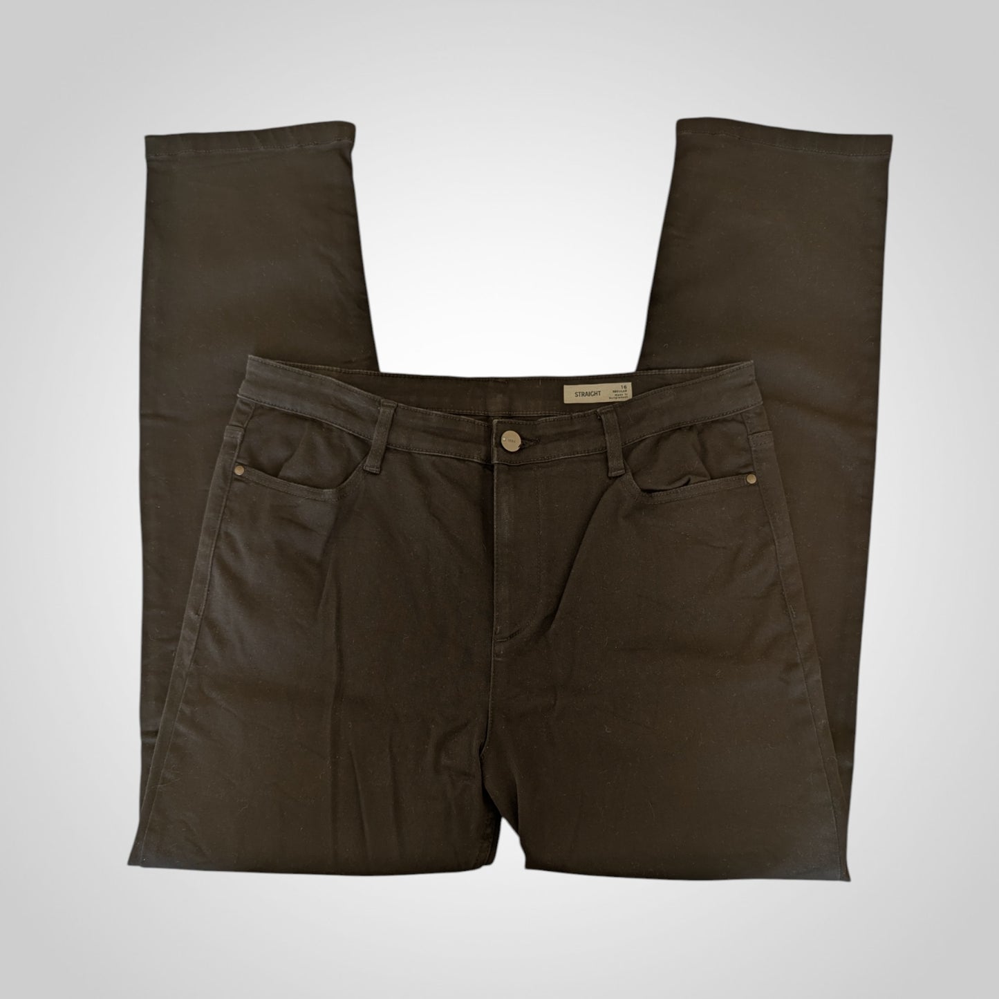 Marks & Spencer Black Straight Leg Jeans
