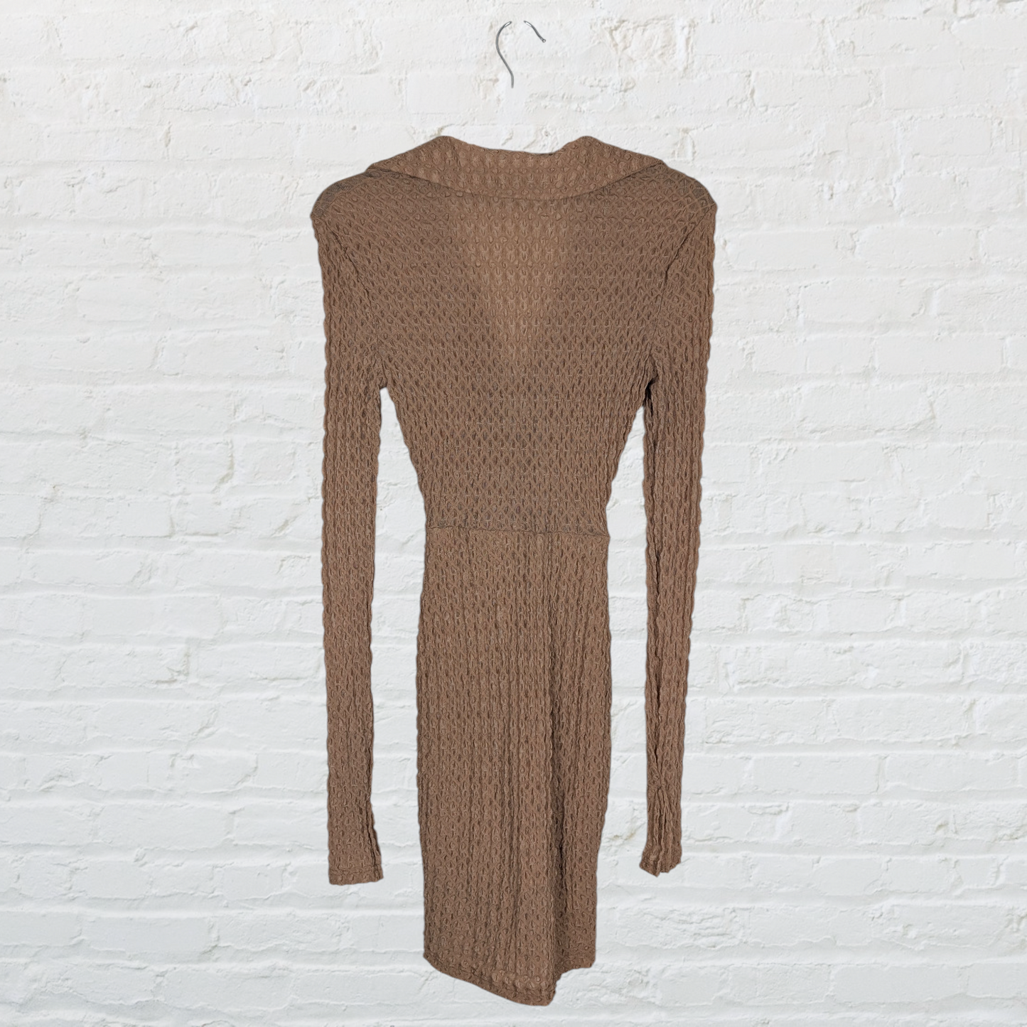 PLT Brown Cutout Dress