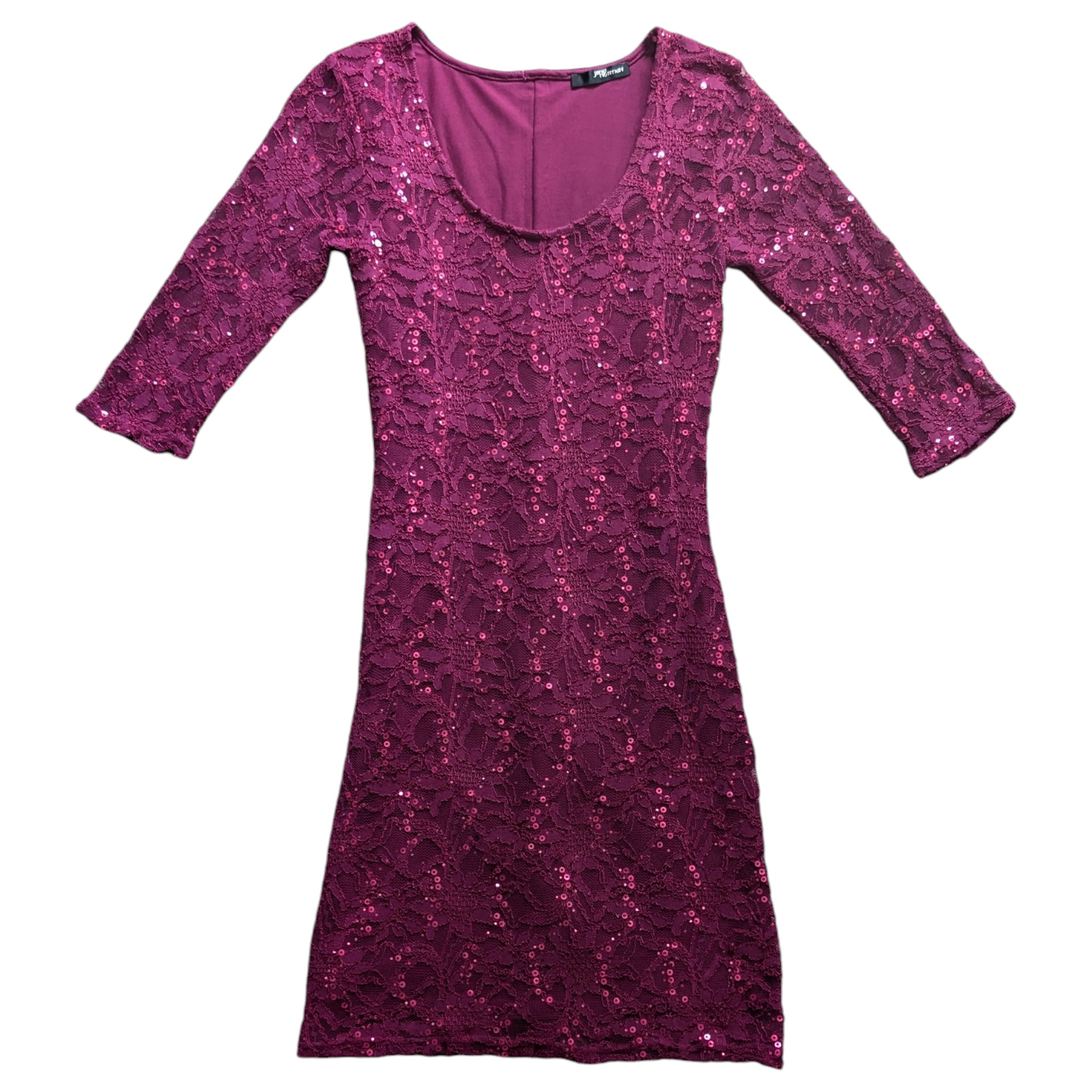 00's Jane Norman Purple Sequin Dress