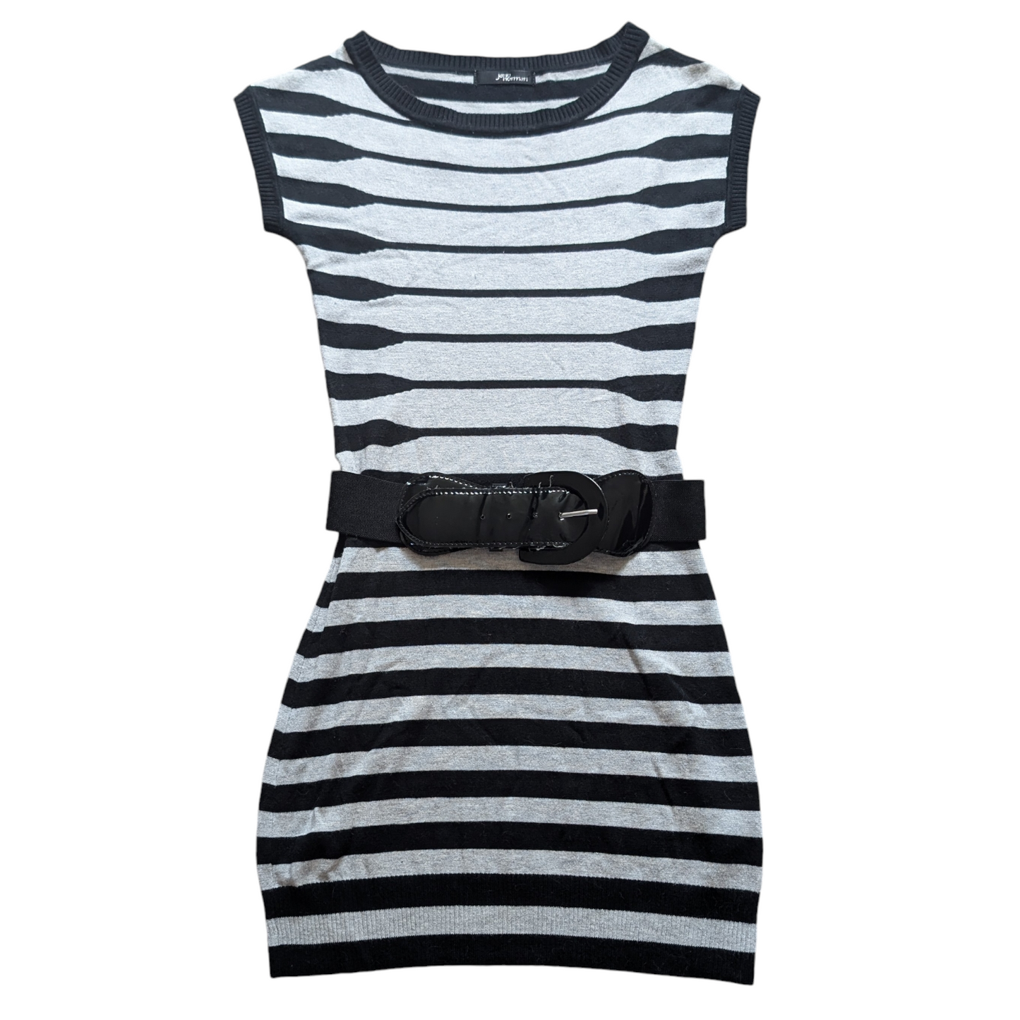 00's Jane Norman Striped Belt Dress