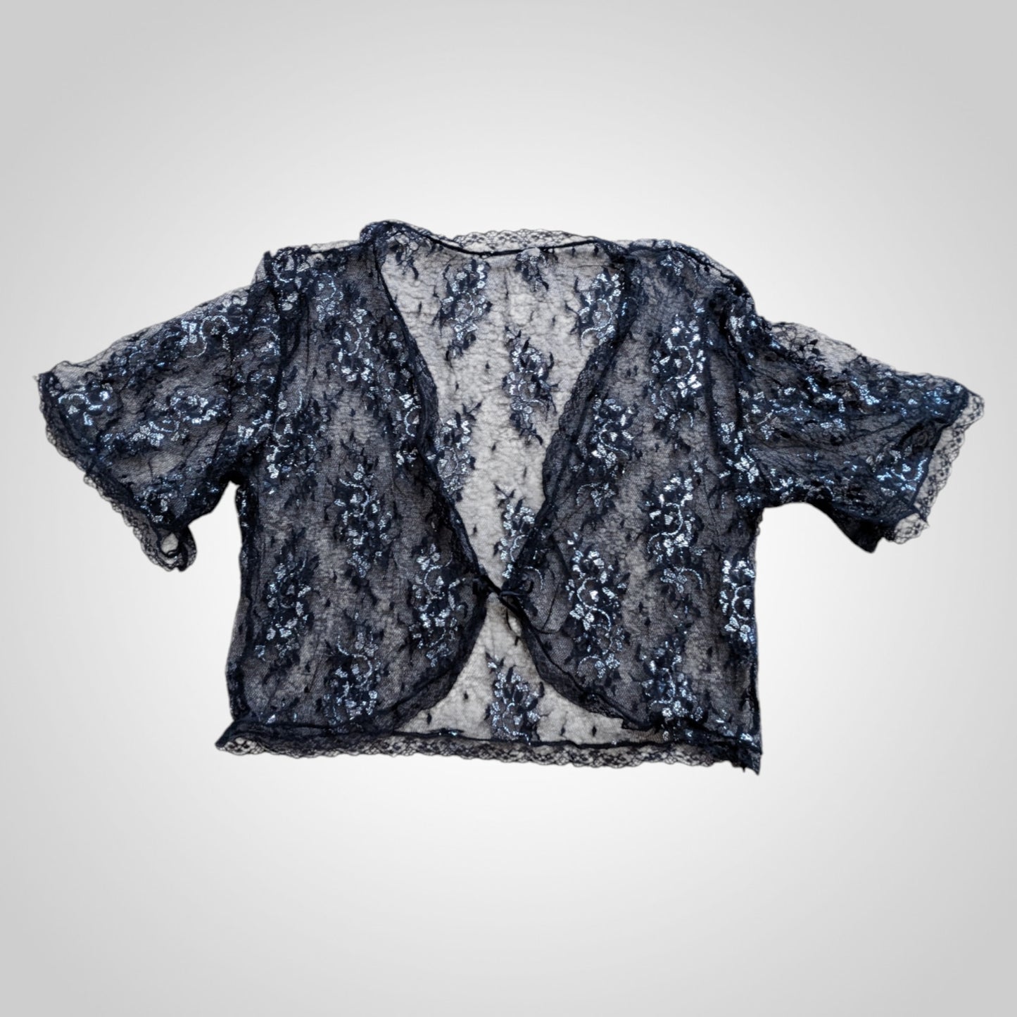 00s Whimsigoth Black Bolero