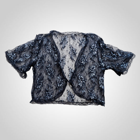 00s Whimsigoth Black Bolero