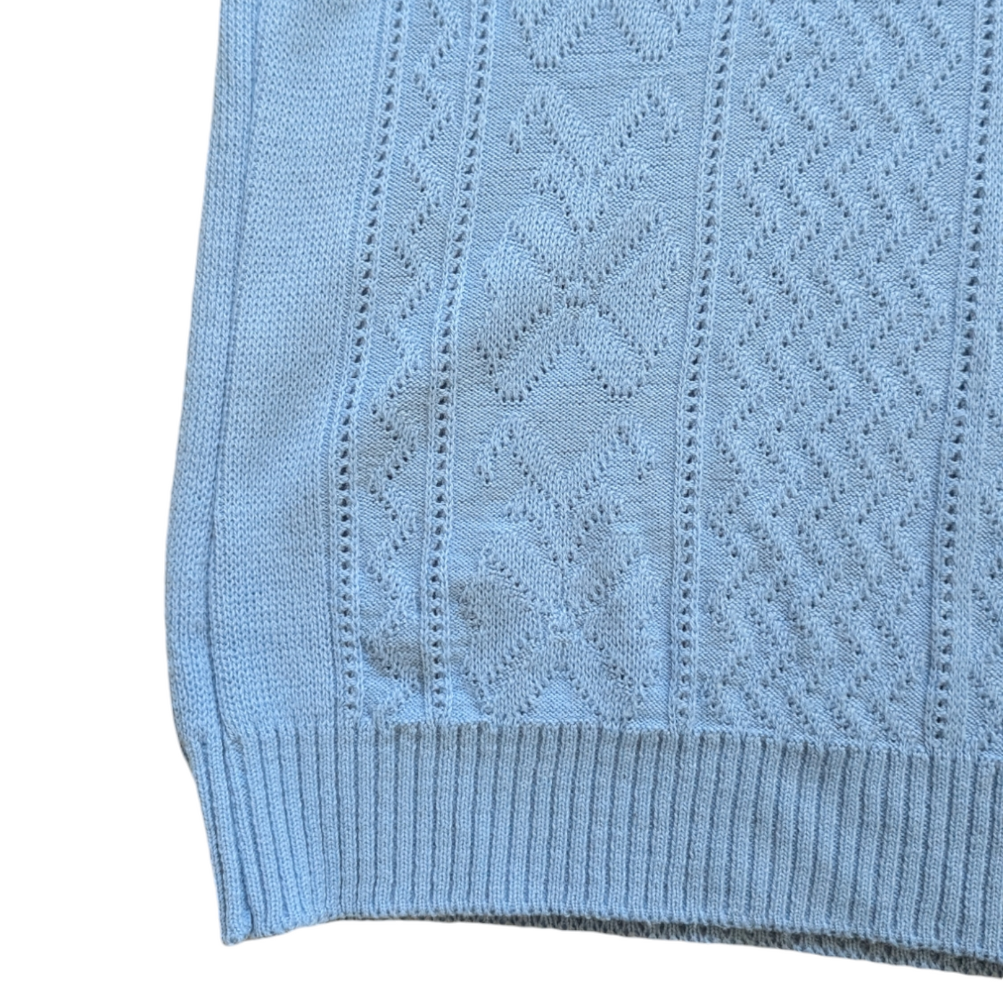 00's Cornflower Blue Knit Top