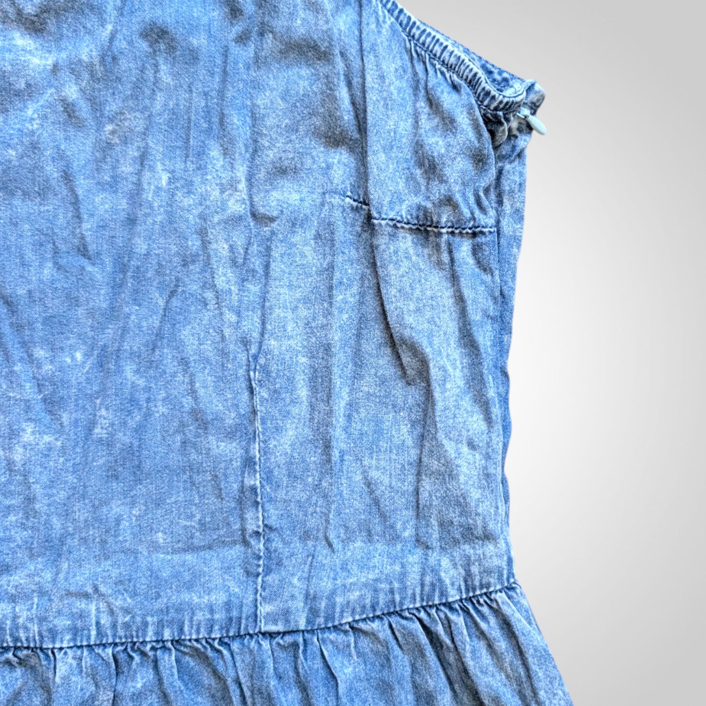 Light Blue Denim Look Sundress